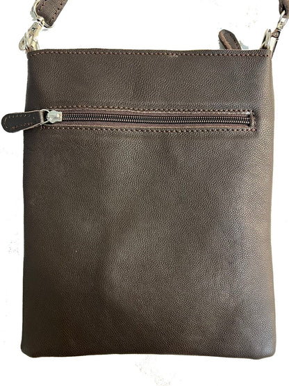 WESTERN GENUINE COWHIDE LEATHER HOWDY SHOULDER BAG