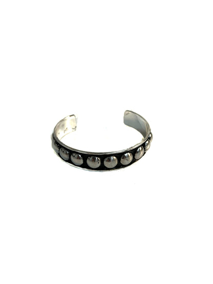 WESTERN BUBBLE METAL CUFF BRACELET