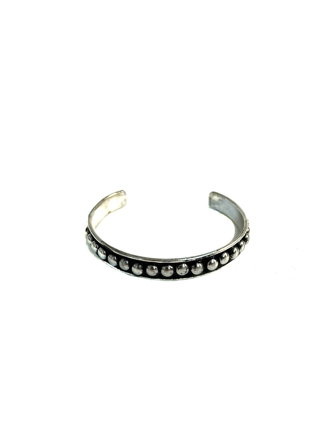 WESTERN BUBBLE METAL CUFF BRACELET