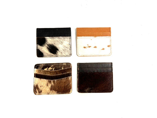 WESTERN GENUINE COWHIDE CARD HOLDER