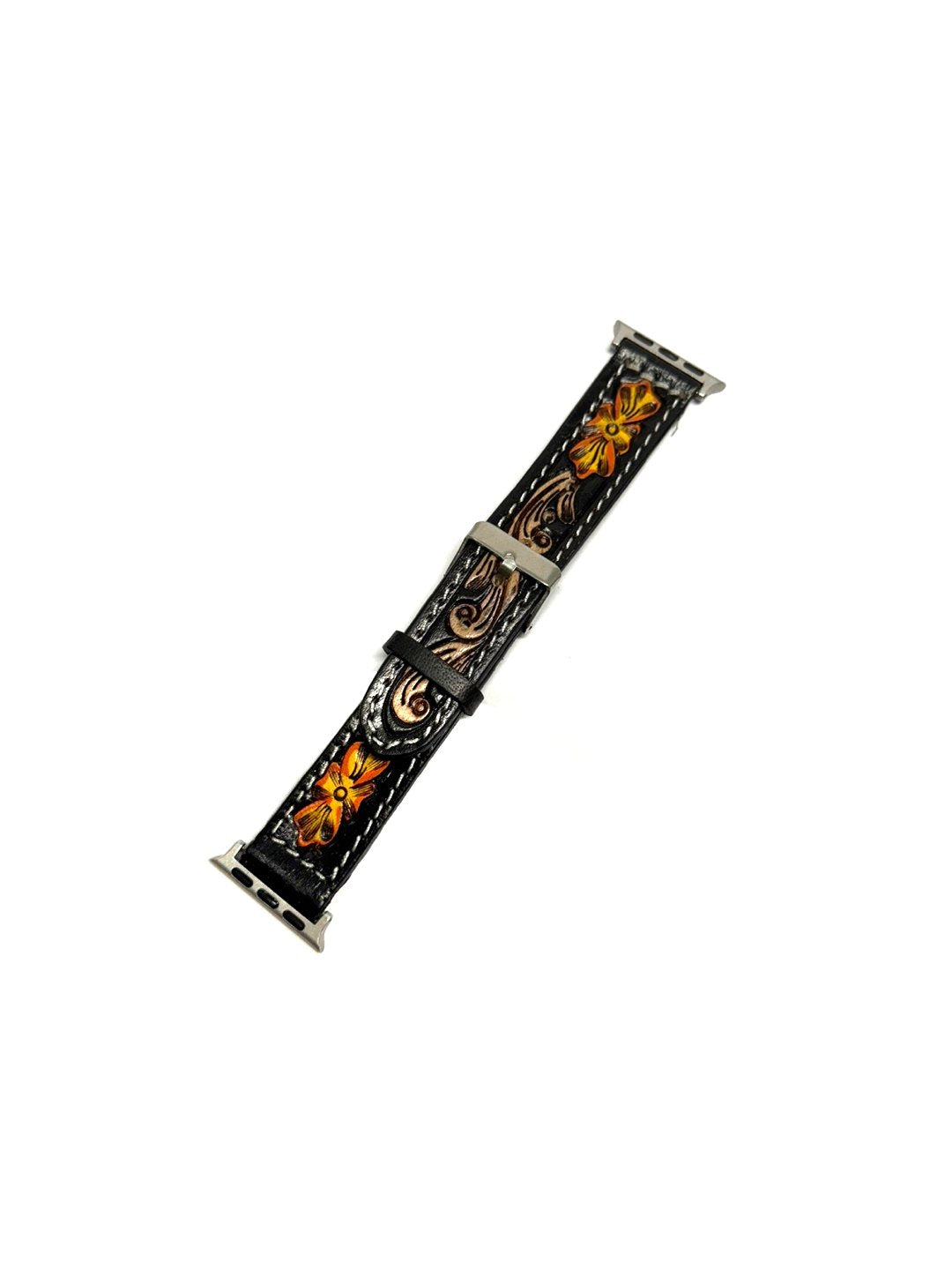 Western Hand Tooled Apple Watchband