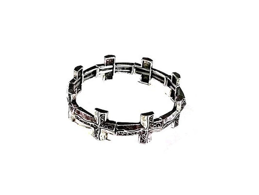 Western Cross Stretch Bracelet