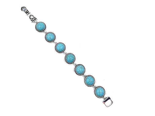 Western Turquoise Magnetic Bracelet