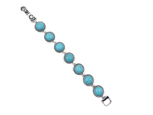 Western Turquoise Magnetic Bracelet