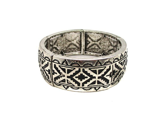 Western Navajo Pattern Stretch Bracelet