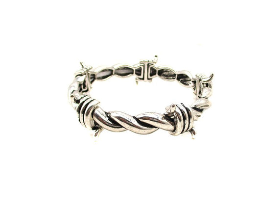 WESTERN BARBED WIRE STRETCH BRACELET