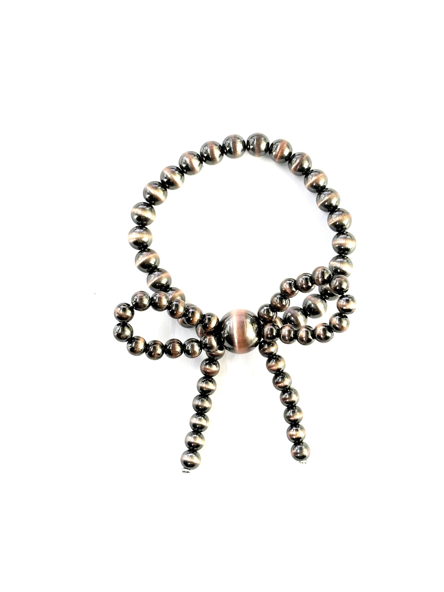 WESTERN NAVAJO PEARL RIBBON STRETCH BRACELET