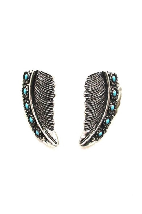 WESTERN DESIGN POST EARRINGS