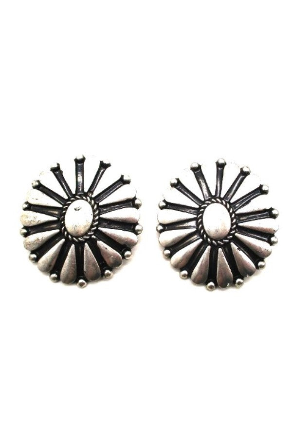 WESTERN DESIGN POST EARRINGS