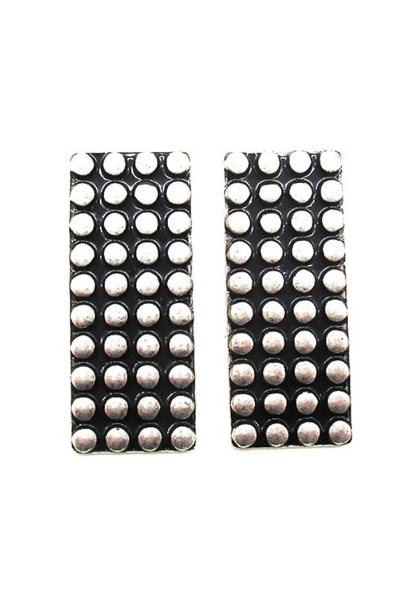 WESTERN BUBBLE DESIGN POST EARRINGS