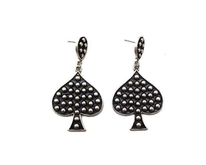 WESTERN BUBBLE SPADE EARRINGS