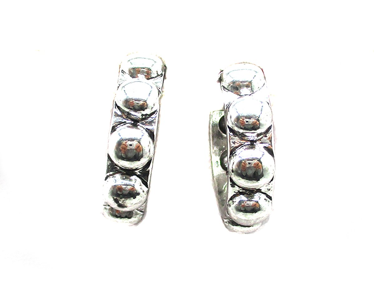 Western Small Bubble Hoop Earrings