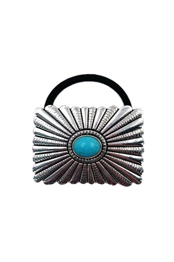 WESTERN CONCHO DESIGN HAIR TIE