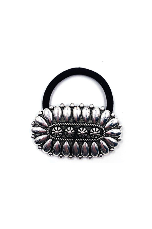 WESTERN CONCHO DESIGN HAIR TIE