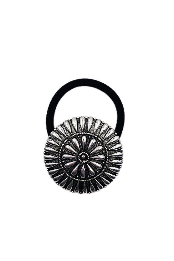 WESTERN CONCHO DESIGN HAIR TIE