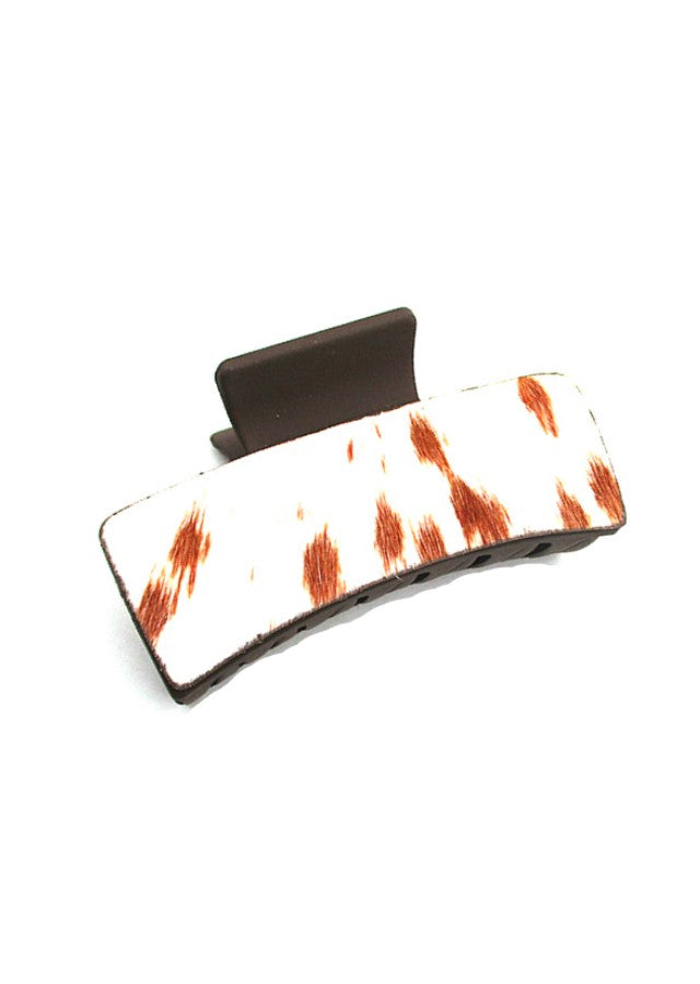 WESTERN COWHIDE STYLE HAIR CLAW