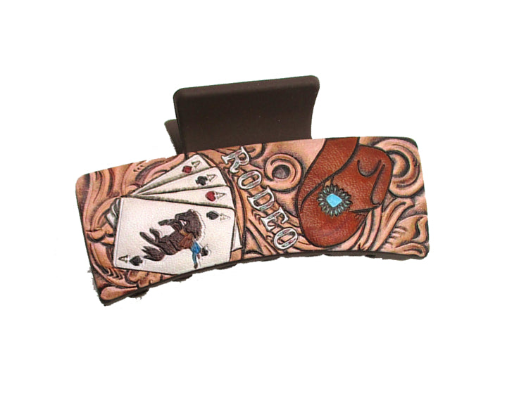 WESTERN RODEO PRINTED HAIR CLAW