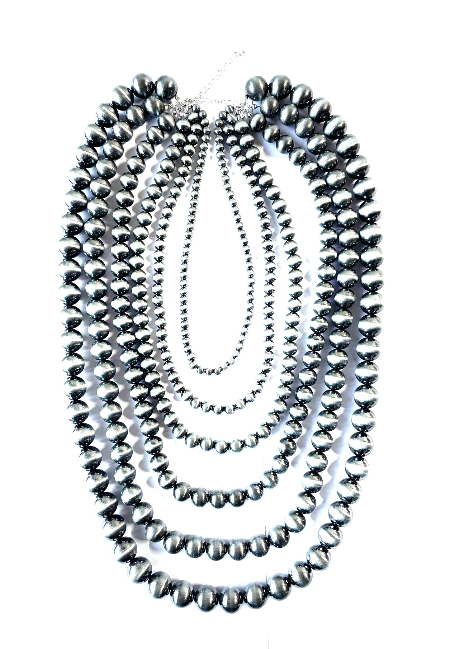 Western 6 Layered Navajo Pearl Necklace