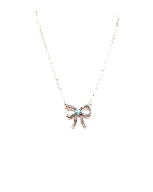 Western Turquoise Ribbon Necklace