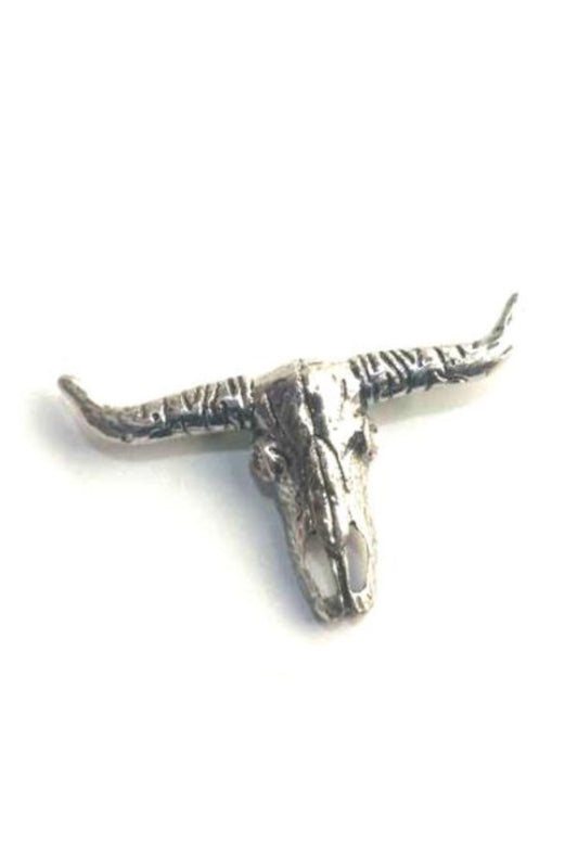 WESTERN STEER HEAD HAT PIN