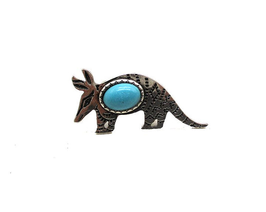 WESTERN ARMADILLO TURQUOISE RING