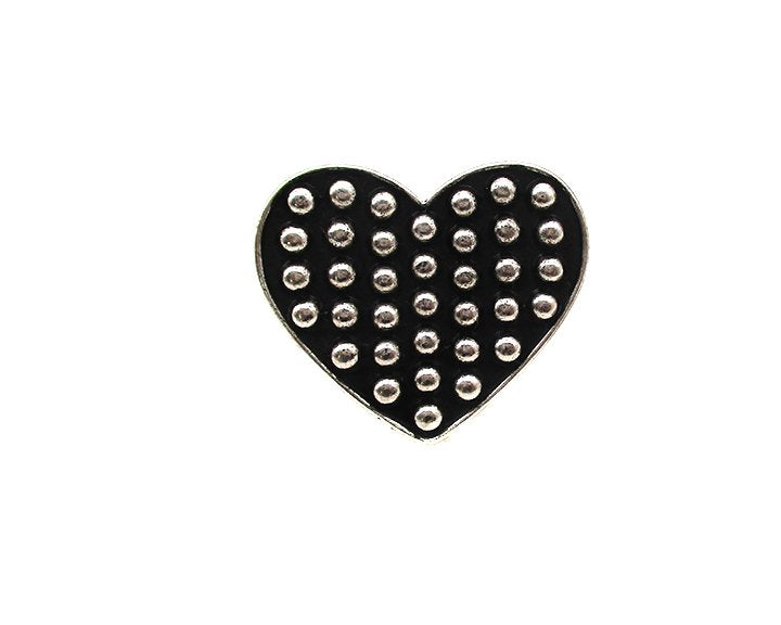 WESTERN BUBBLE HEART CUFF RING