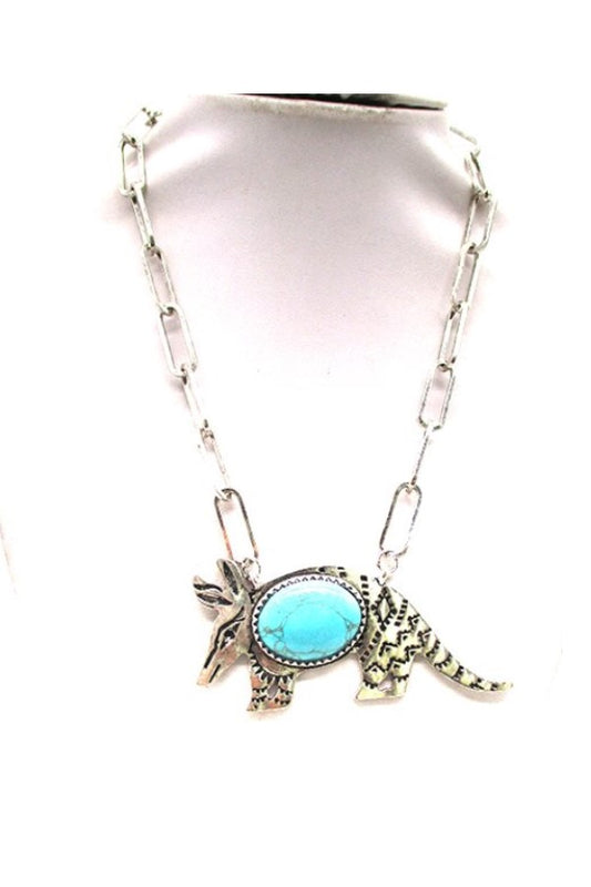 WESTERN ARMADILLO DESIGN NECKLACE SET