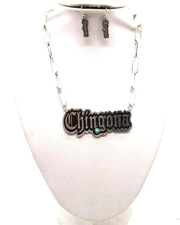 Western Chingona Necklace Set