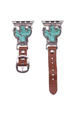 WESTERN CACTUS DESIGN APPLE WATCH BAND