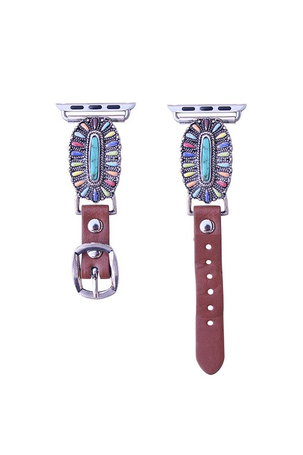 WESTERN CONCHO APPLE WATCH BAND