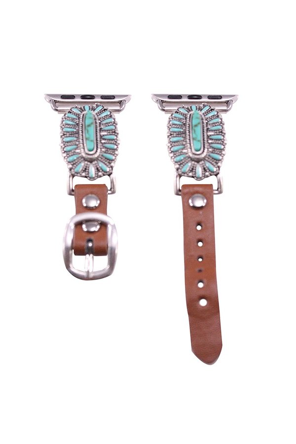 WESTERN CONCHO APPLE WATCH BAND