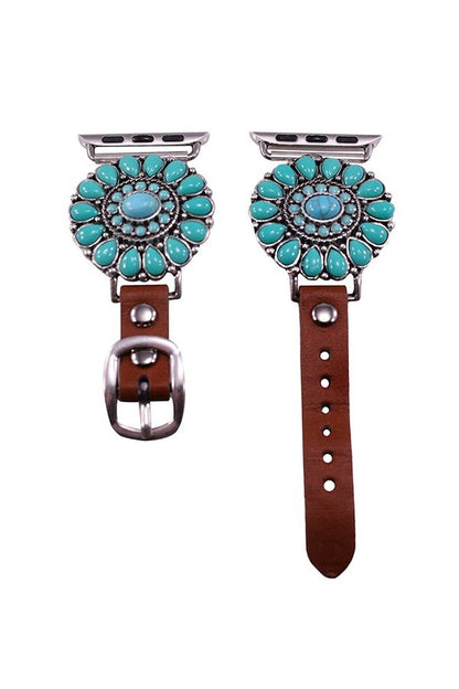 WESTERN CONCHO DESIGN APPLE WATCH BAND