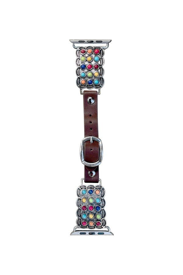 WESTERN TURQUOISE STONE APPLE WATCH BAND