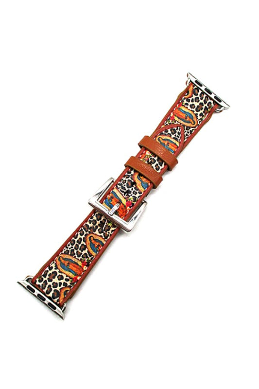 LAYD GUADALUPE DESIGN PRINT APPLE WATCH BAND