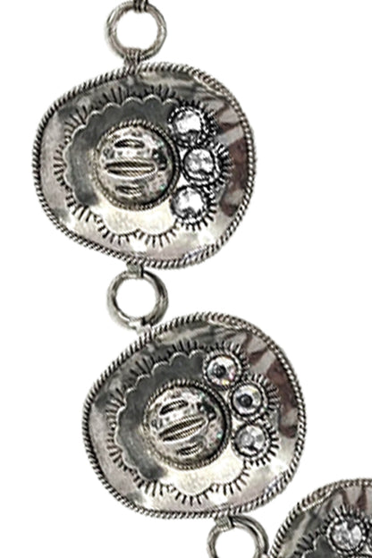 WESTERN COWBOY HAT CHAIN BELT - S