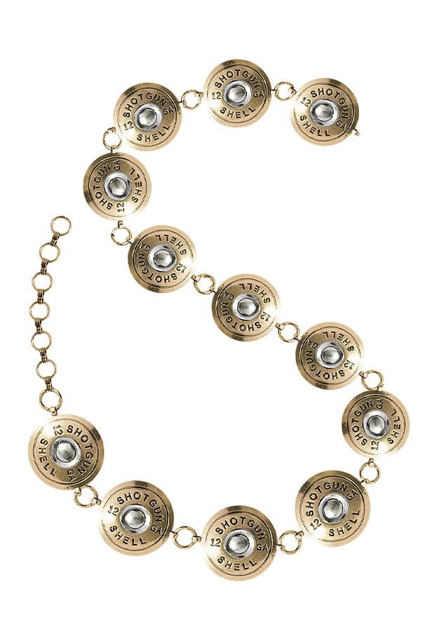 WESTERN SHOTGUN SHELL CHAIN BELT - L