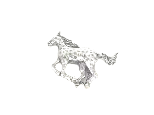 Western Running Horse Belt Buckle